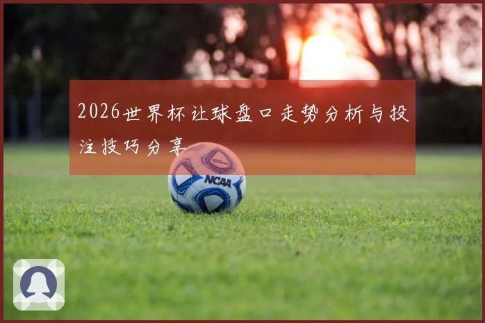 2026世界杯让球盘口走势分析与投注技巧分享