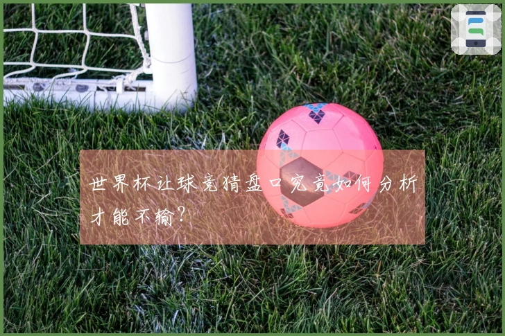 世界杯让球竞猜盘口究竟如何分析才能不输？