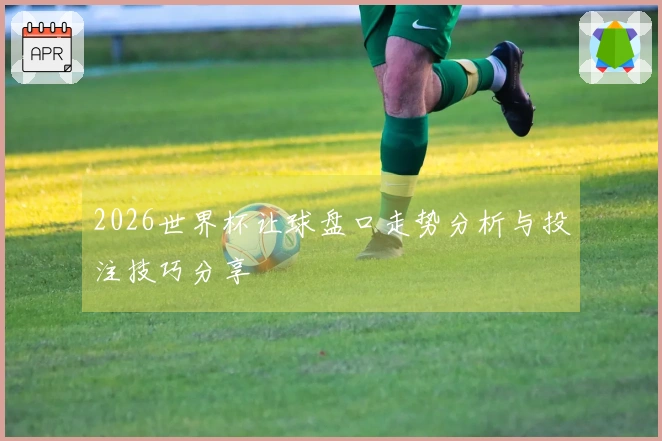 2026世界杯让球盘口走势分析与投注技巧分享